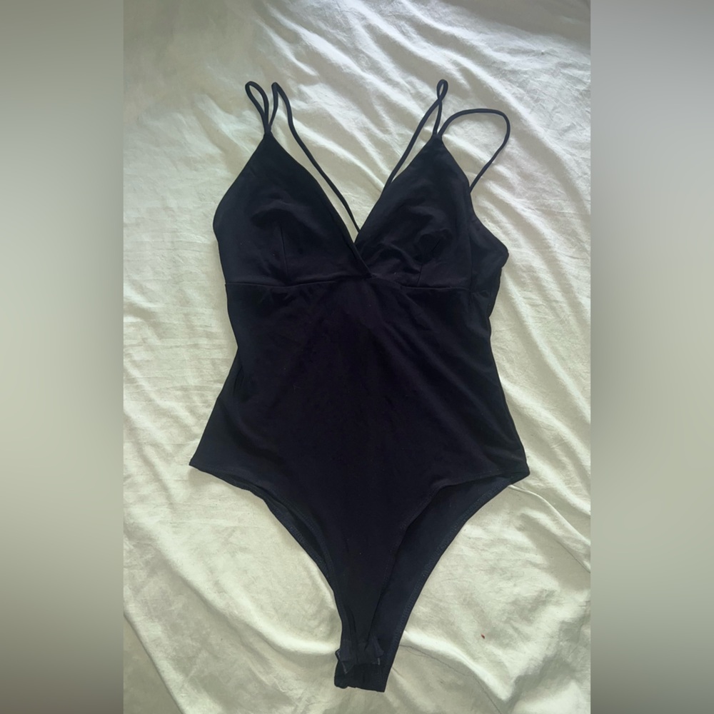 Forever 21 Elegant Black Bodysuit